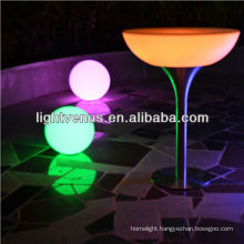 factory direct sale rechargeable wifi control color changing led glow bar furniture